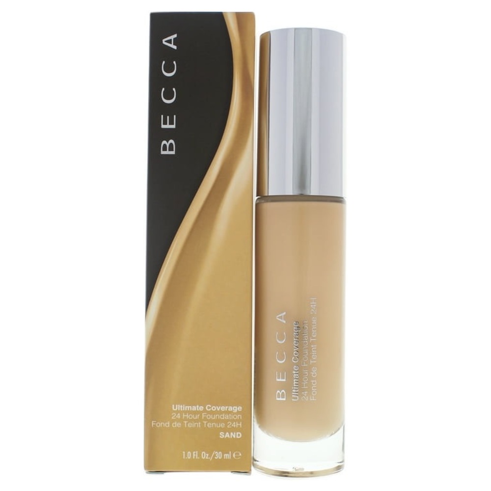 Becca Ultimate Coverage 24 Hour Foundation Bundle Set Of Two In Color Sand 1oz